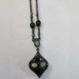 Black and Green Necklace